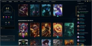 CONTA LEAGUE OF LEGENDS LEVEL 250 MUITAS SKINS LOL