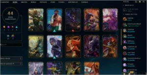 CONTA LEAGUE OF LEGENDS LEVEL 250 MUITAS SKINS LOL
