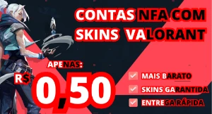 [MAIS VENDIDOS] CONTA VALORANT NFA COM SKINS