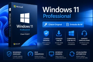 windows 11 Professional – Chave Original | Emissão de NF - Softwares e Licenças