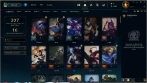 CONTA LOL +56 SKINS (numero não confirmado na conta) - League of Legends