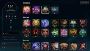 Conta Platina com 174 skins - League of Legends LOL