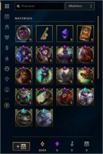 Conta Platina com 174 skins - League of Legends LOL