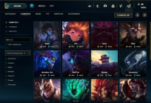 Conta Ferro 1 com 145 Champs e 114 Skins - League of Legends LOL