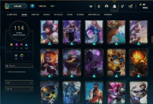 Conta Ferro 1 com 145 Champs e 114 Skins - League of Legends LOL