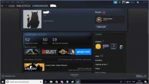 Conta Steam - CS GO Prime, medalhas antigas raras + 52 jogos