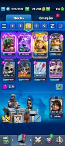 Conta de Clash Royale + brawl stars, aceito ofertas.