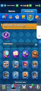 Conta de Clash Royale + brawl stars, aceito ofertas.