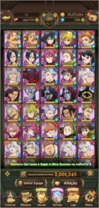 Conta The seven deadly sins nanatsu no taizai - Outros