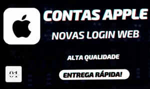 CONTAS APPLE NOVAS LOGIN WEB, SEM MOBILE [ALTA QUALIDADE]
