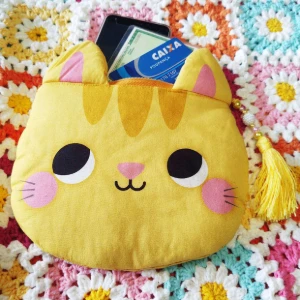 Clutch de gato - Artesanato e Personalizados