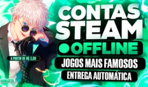 🔥 [Jogos Lançamentos] Contas Steam Offline + Brinde