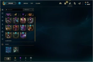 CONTA LOL 423 SKINS RARIDADE - League of Legends