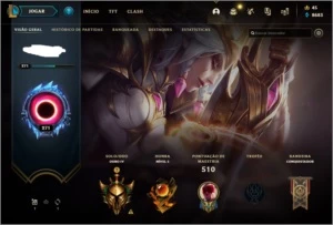 CONTA LOL 423 SKINS RARIDADE - League of Legends