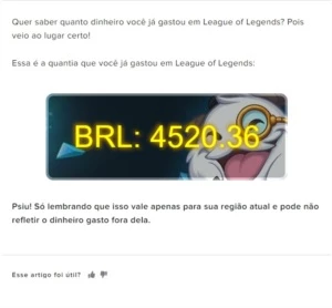 CONTA LOL 423 SKINS RARIDADE - League of Legends