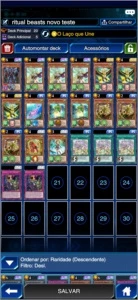 Conta Yugioh Duel Links com Deck ritual beast e yosenju - Outros
