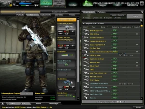 Conta combat arms TNC2 quase 10kk de GP, 1k dt, K/D 2.60