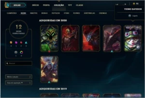 CONTA DIAMANTE - SEASON 10 - League of Legends LOL