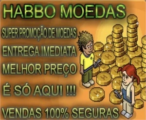 Vendo Habbo moedas e dimas (250 câmbios + 490 diamantes)