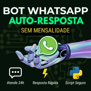 🤖 Bot Zap Vendas Automático: Auto-Resposta e Menu