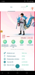 Conta Pokémon GO e Unite