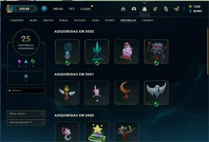 Conta LOL Ouro 4, 166 Skins Level 564, Prestigios Borda etc - League of Legends