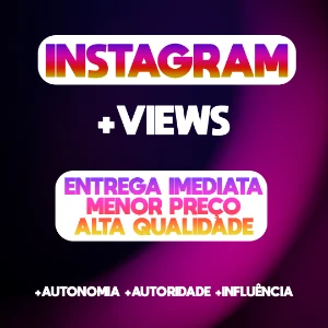 ⭐ Melhor Preço ⭐ Views Reels - Instagram - Redes Sociais