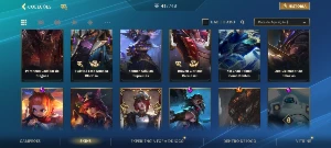 Conta de wild rift com 42 Skins e level 106 - League of Legends: Wild Rift LOL WR