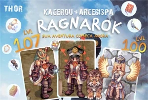 Conta Rara Ragnarok THOR OFICIAL ORIGINAL - Ragnarok Online