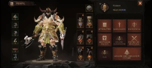 Conta Diablo Immortal Bárbaro, 300 Excelência, Srv Oza