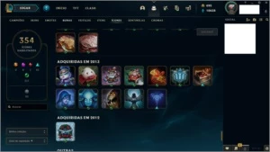 Conta D4, 256 skins, todos os champs - League of Legends LOL