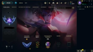 conta diamante 4 league of legends LOL