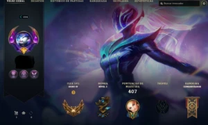 CONTA LOL 400 SKINS VÁRIAS PRESTIGIOS E TODAS AS SKI DA LUX - League of Legends