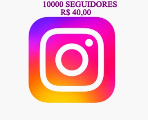 10000 Seguidores R$ 40,00 - Garantia Reposição 90 dias - Redes Sociais