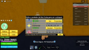 Conta De BloxFruits Com Frutas PERMANENTES/Gamepass - Roblox