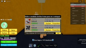 Conta De BloxFruits Com Frutas PERMANENTES/Gamepass - Roblox