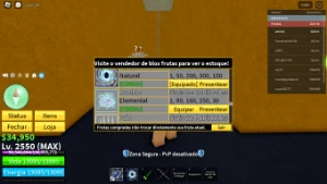 Conta De BloxFruits Com Frutas PERMANENTES/Gamepass - Roblox