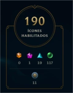 CONTA LOL LVL 114, OURO 2, 195 SKINS, FALTAM 3 CHAMPS - League of Legends