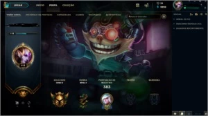 CONTA LOL LVL 114, OURO 2, 195 SKINS, FALTAM 3 CHAMPS - League of Legends