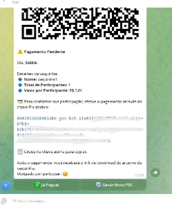 Script Vaquinha 1.0 Bot Telegram + Painel