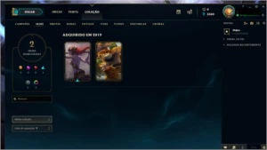 vendo conta prata1 com 57% de vitórias, level 42 - League of Legends LOL