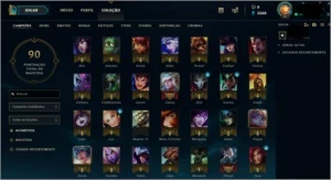 vendo conta prata1 com 57% de vitórias, level 42 - League of Legends LOL