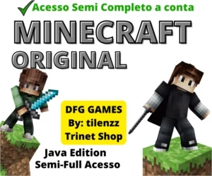 Minecraft SFA Original Java - Com Garantia COMPLETA - Outros