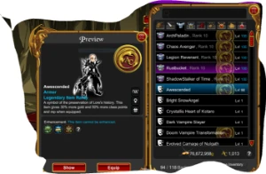 Conta AQW Top - Adventure Quest World