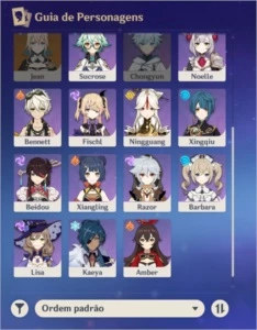Ar 44 [MONA, CHILDE, KLEE E KEQING C1 ] - Genshin Impact