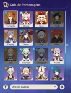 Ar 44 [MONA, CHILDE, KLEE E KEQING C1 ] - Genshin Impact