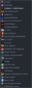 CONTA STEAM - 7 ANOS - 356 JOGOS TOPS
