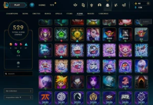 Conta Old, 378 Skins, 529 Icons | Full Acesso - League of Legends LOL