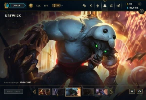 Platina 4 com TODOS os Champs e 254 Skins ( MAIN ADC ) - League of Legends LOL