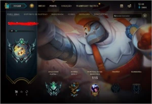 CONTA LOL PLAT1 SMURF - League of Legends